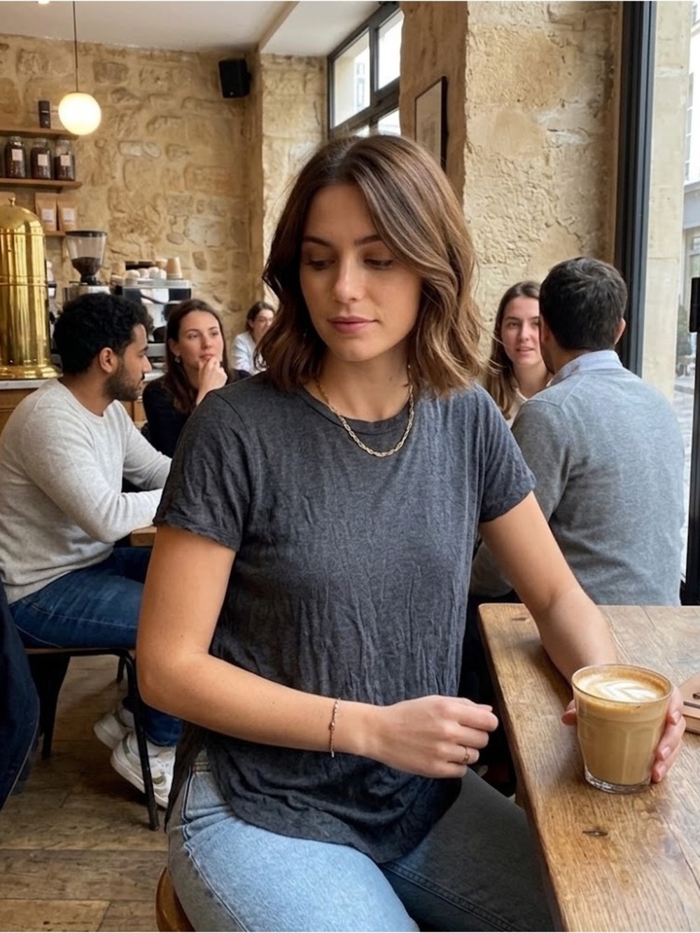 ARITZIA Wilfred Dark Grey T-Shirt